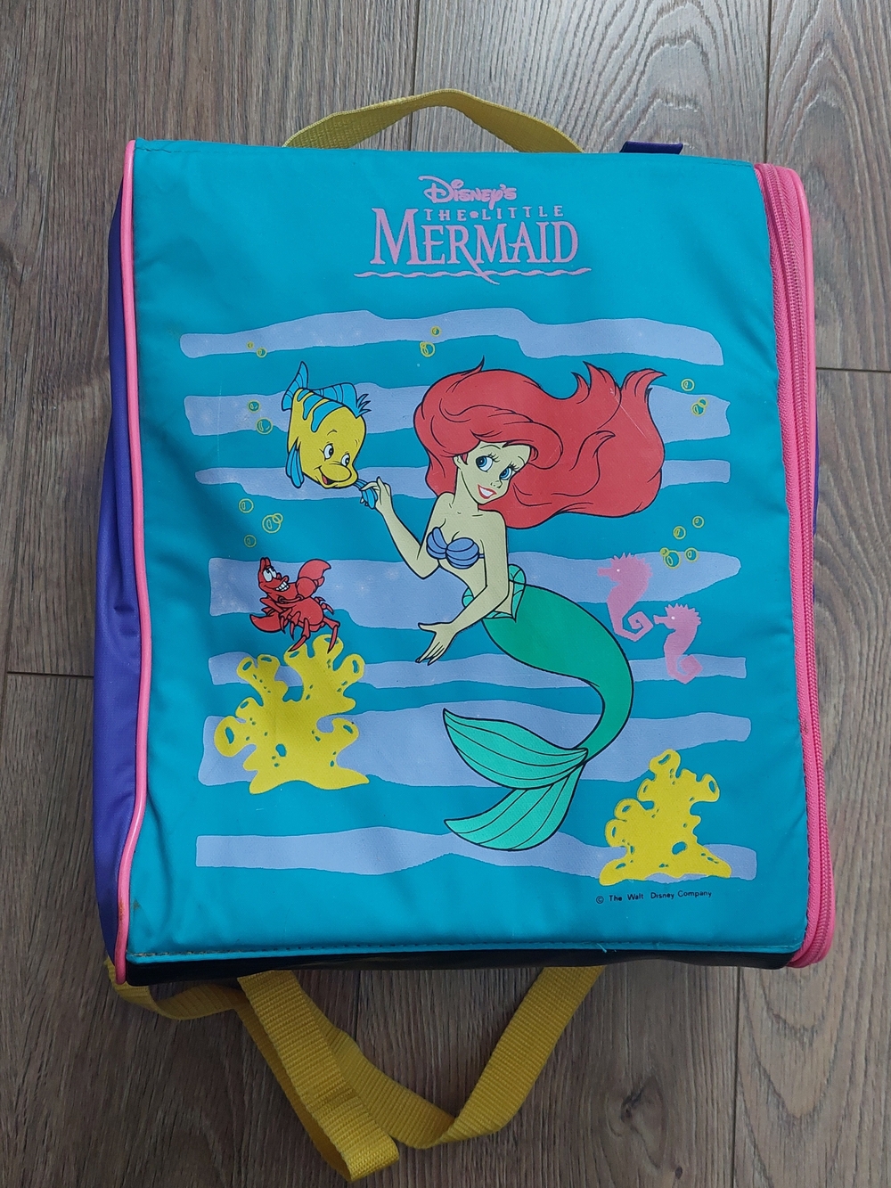 Vintage 90’ Wiz Too! Junior Locker Ultimate Backpack Disney Little Mermaid